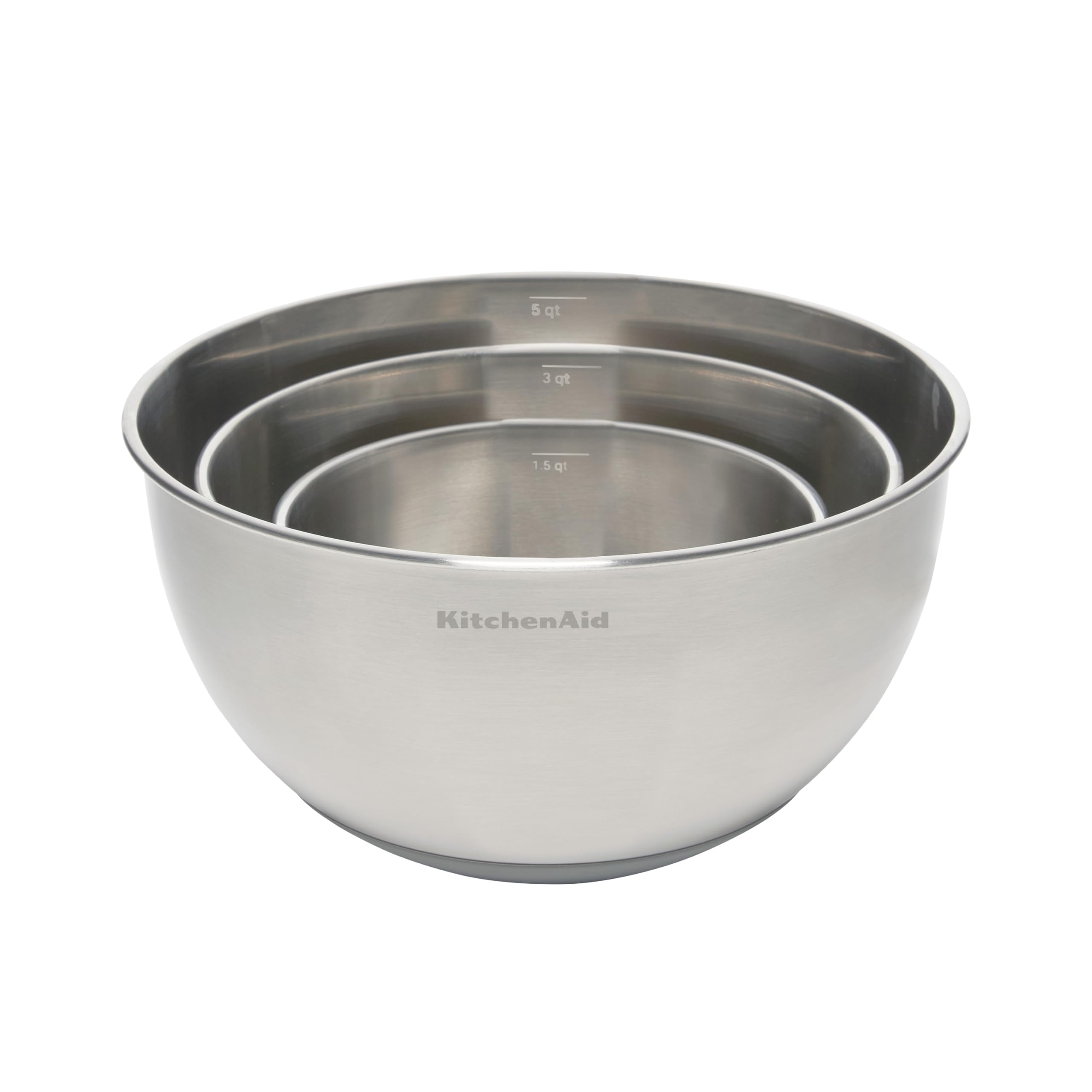 Foto 8 pulgar | Cuencos Para Mezclar Kitchenaid De Acero Inoxidable, Juego De 3 - Venta Internacional.