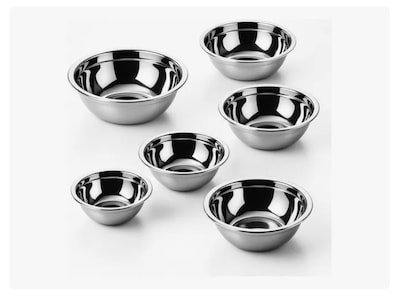Foto 1 | Tazones Xtellar 304 Acero Inoxidable Bowl Ensaladera 6pcs