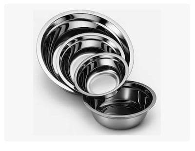 Foto 2 | Tazones Xtellar 304 Acero Inoxidable Bowl Ensaladera 6pcs