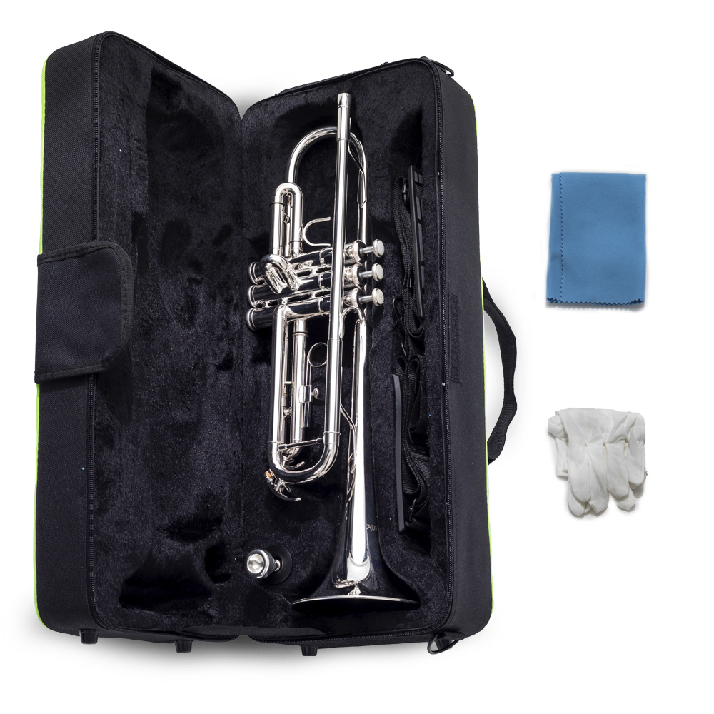 Foto 7 | Trompeta Aureal Sib A-tr-6332s Niquelado Con Estuche