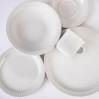 Foto 3 | Santa Anita Vajilla De Porcelana Mauve (blanco 30 Piezas)