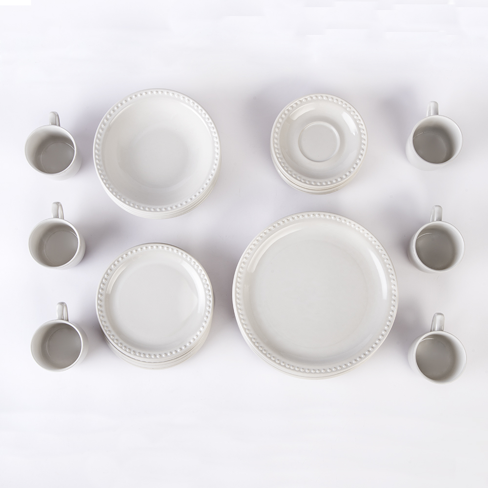 Foto 4 | Santa Anita Vajilla De Porcelana Mauve (blanco 30 Piezas)