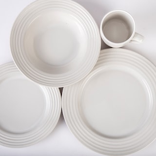 Foto 5 | Santa Anita Vajilla De Porcelana Circles 16 Piezas Color Blanco