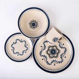 Foto 4 | Vajilla De Porcelana Santa Anita 16 Piezas Talavera Atlixco