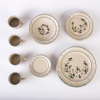 Foto 4 | Vajilla 20 Pzs Santa Anita Victoria Porcelana Color Blanco Floreado