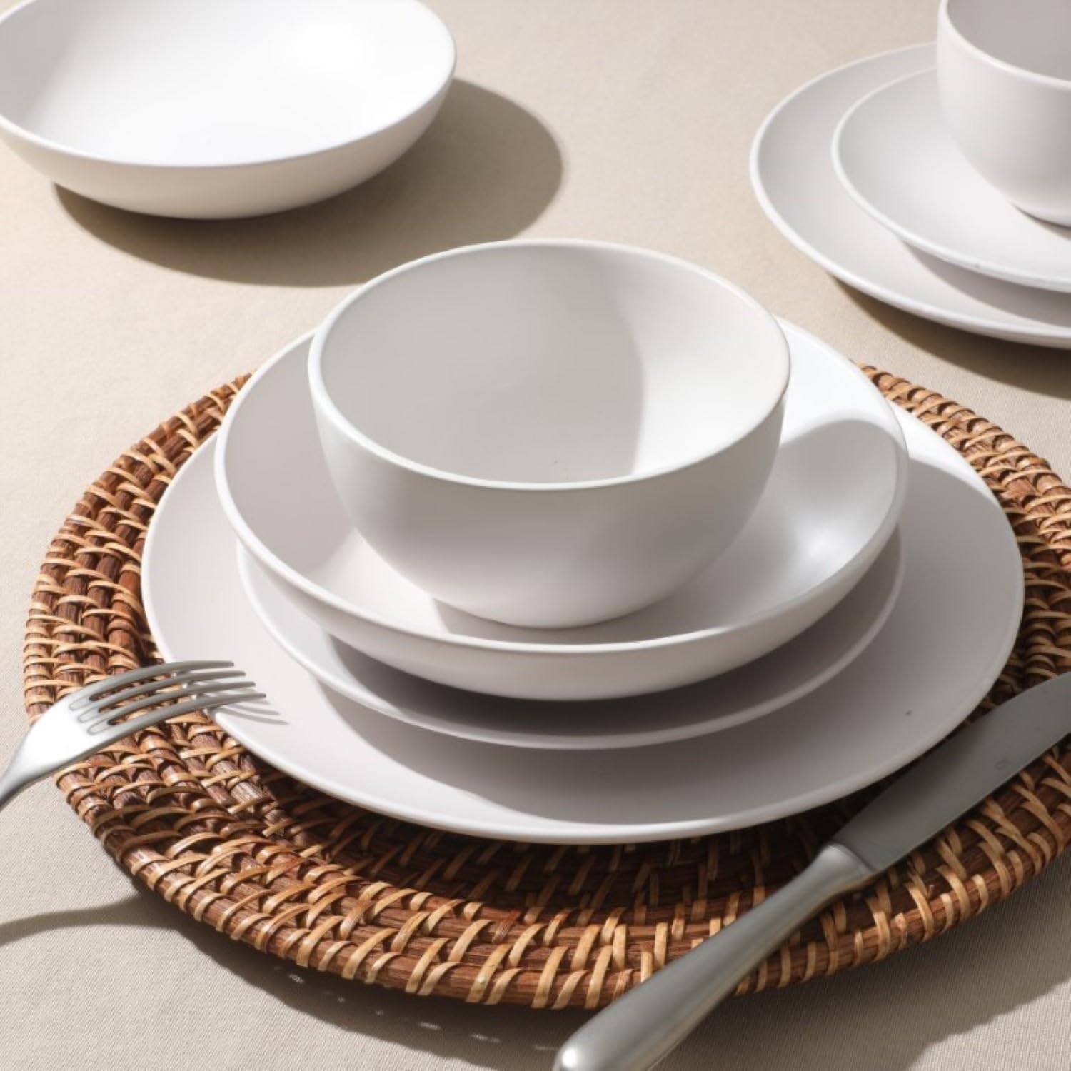 Foto 4 | Juego De Vajilla Gibson Home Queenslane, 16 Piezas, Color Blanco - Venta Internacional.