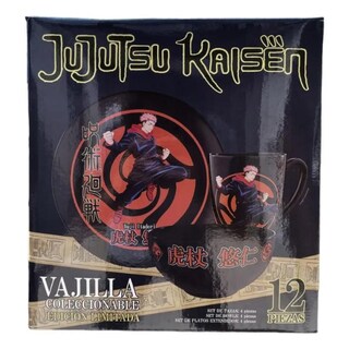 Foto 2 | Jujutsu Kaisen / Geek Industry Vajilla 12 Pzas / Edición Limitada