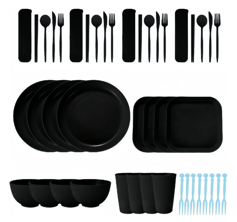Foto 1 | Vajilla Xtellar Paja Trigo Negro