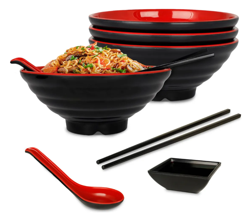 Vajilla de Melamina Xtellar Estilo Japonés