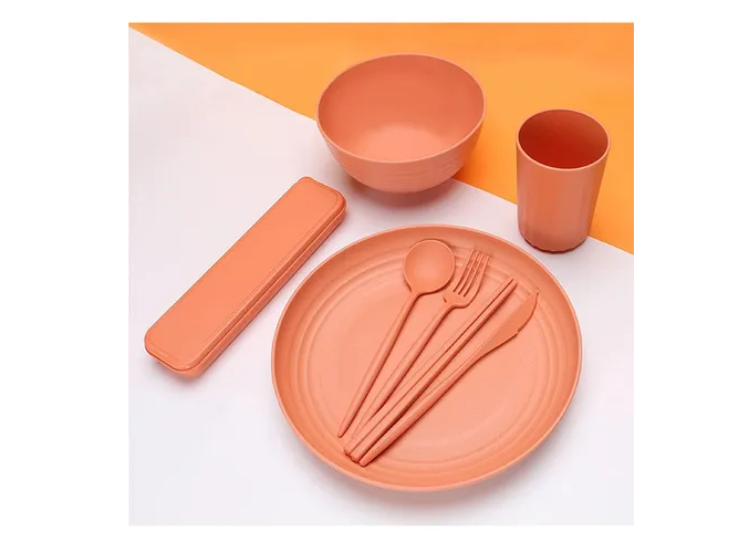 Foto 6 pulgar | Set Xtellar De Vajilla Paja Trigo 32 Pcs - Juego 8 Personas