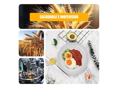 Foto 5 | 6 Xtellar Personas Vajilla Juego Cocina Trigo Plato Tazas Kit 66pzs