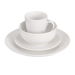 Foto 2 | Juego De Vajilla Gibson Home Zen Buffet De Porcelana, 16 Piezas, Blanco - Venta Internacional.