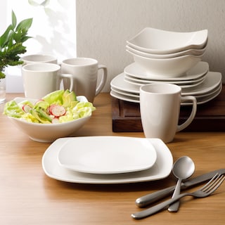 Foto 2 | Juego De Vajilla Gibson Home Zen Buffet De Porcelana, 16 Piezas, Blanco - Venta Internacional.