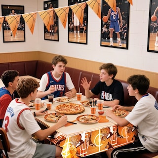 Foto 4 | Paquete Vajilla Desechable De Fiesta Basquetbol 25 Personas