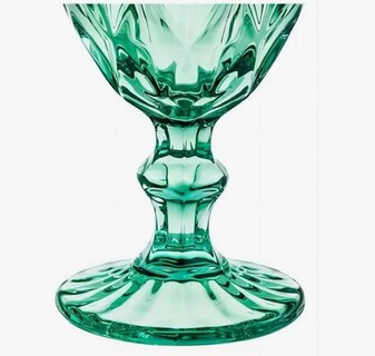 Foto 3 | 6 Pzs Copa Xtellar De Vino Cristal De Agua Grabado Vidriera Vintage