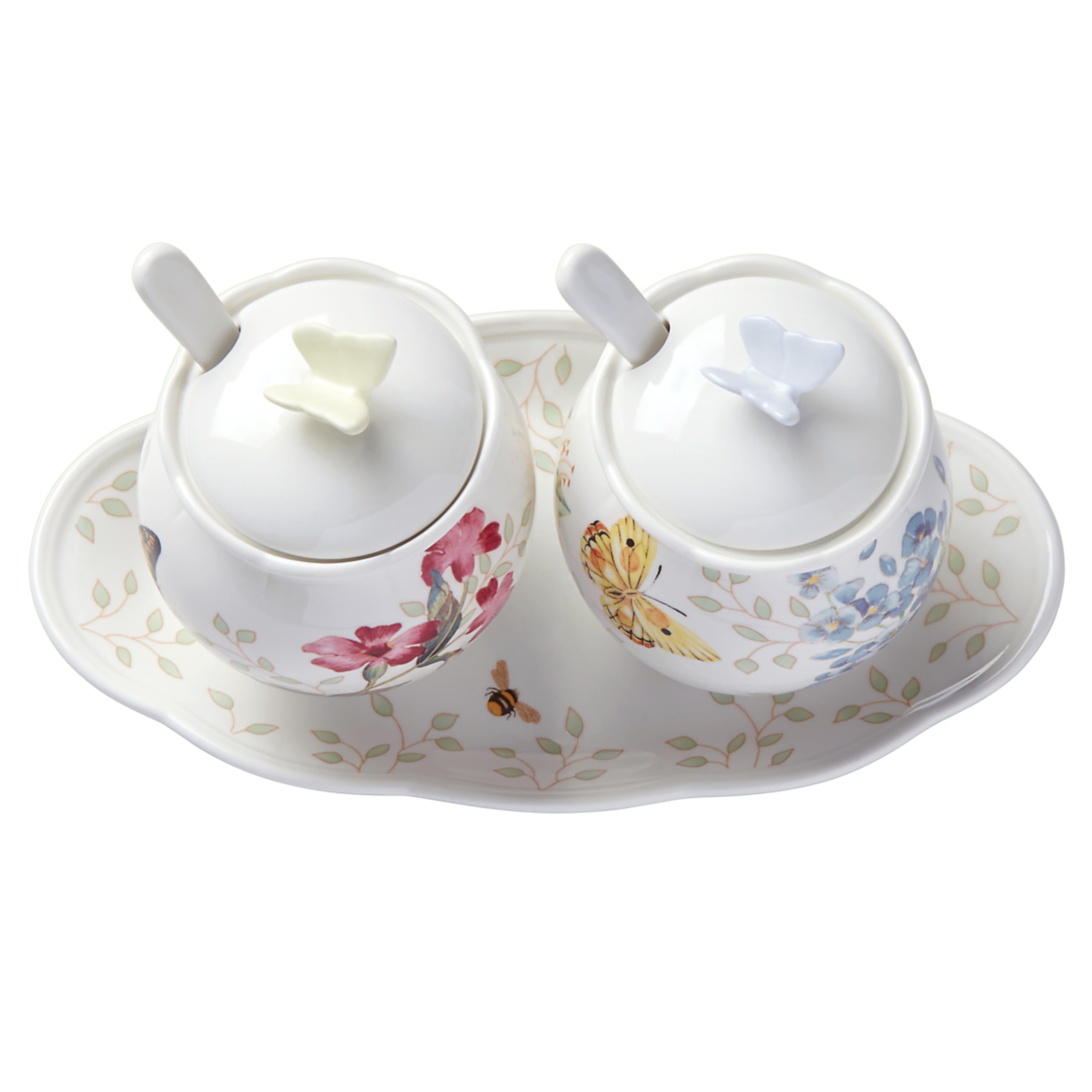 Foto 3 pulgar | Set De Condimentos Lenox Butterfly Meadow  7 Unidades  Color Blanco - Venta Internacional.