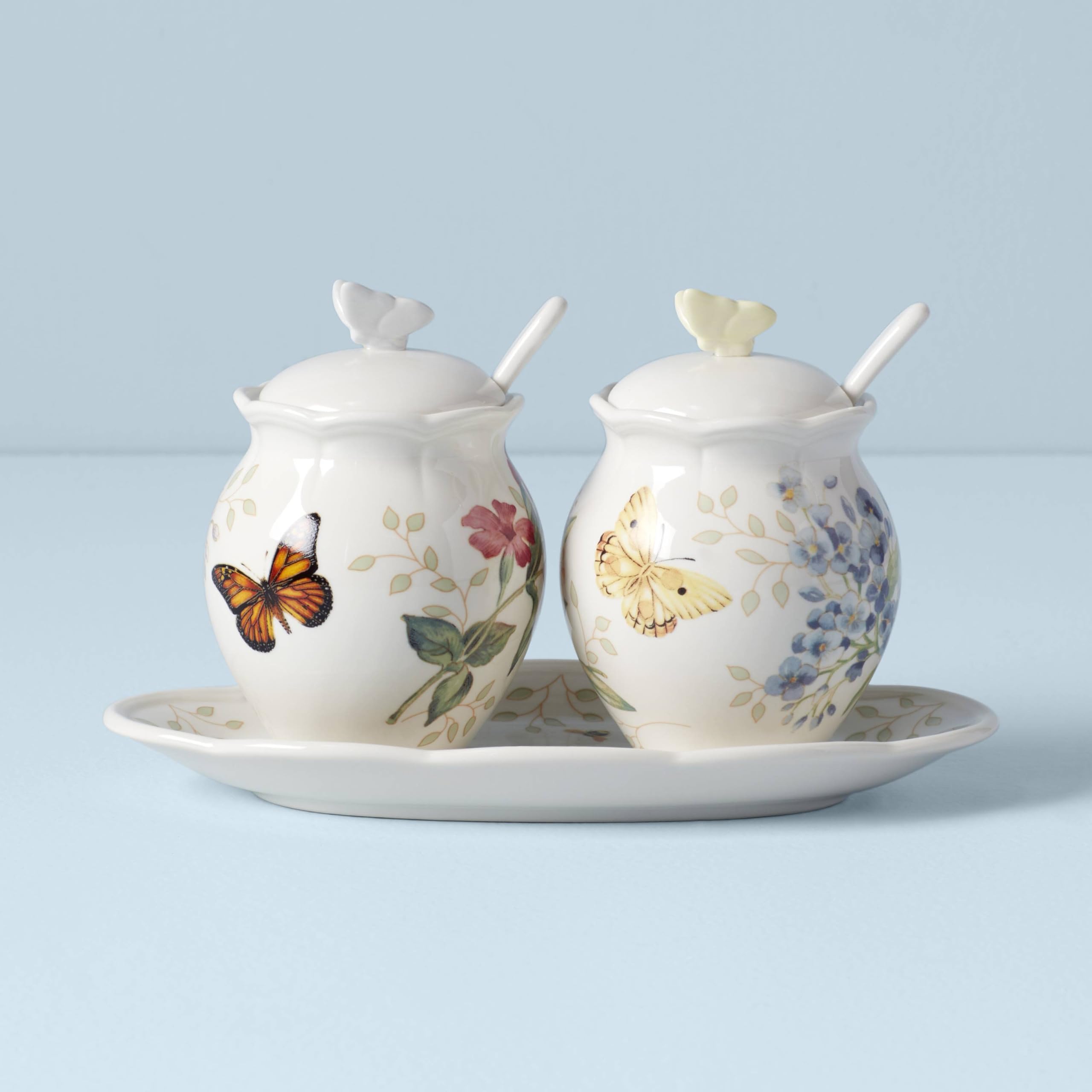 Foto 5 pulgar | Set De Condimentos Lenox Butterfly Meadow  7 Unidades  Color Blanco - Venta Internacional.