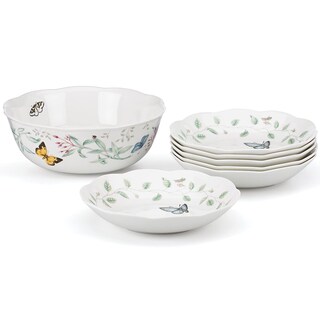 Foto 1 | Juego De Cuencos Lenox Butterfly Meadow De Porcelana Blanca De 7 Piezas - Venta Internacional.