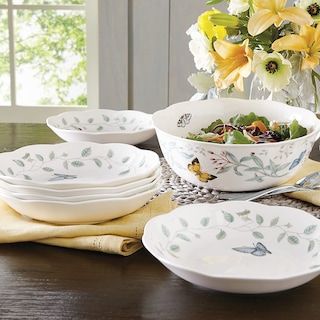 Foto 5 | Juego De Cuencos Lenox Butterfly Meadow De Porcelana Blanca De 7 Piezas - Venta Internacional.