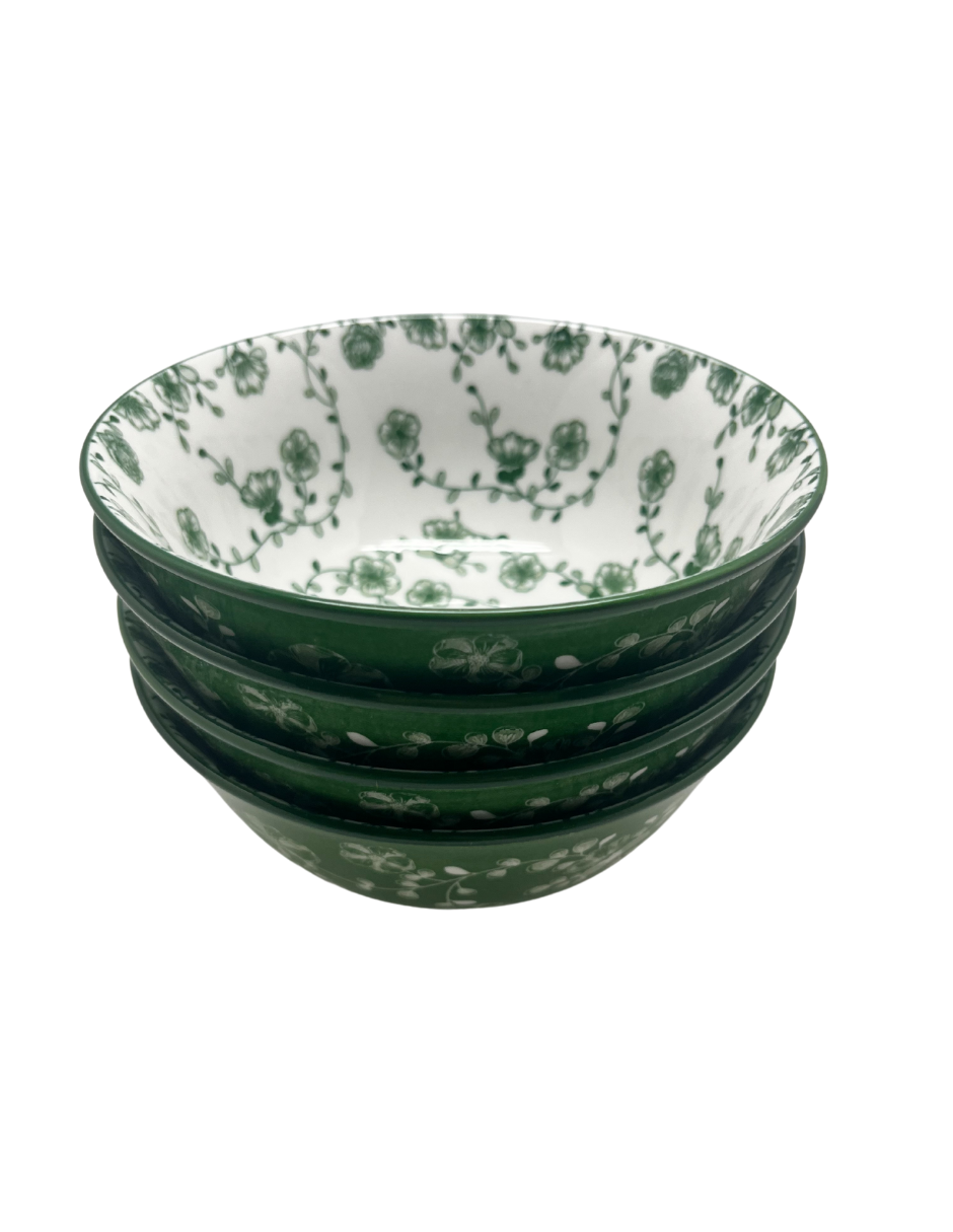 Foto 5 | Vajilla 16 Piezas Cerámica Elegante Royal Haus Resistent 3a106 Verde Flores