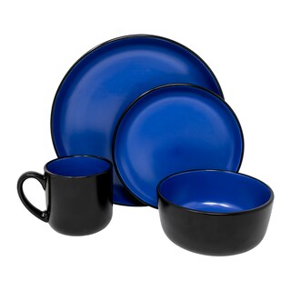 Foto 1 | Vajilla Nattbla - Set Individual Cerámica Azul Y Negra