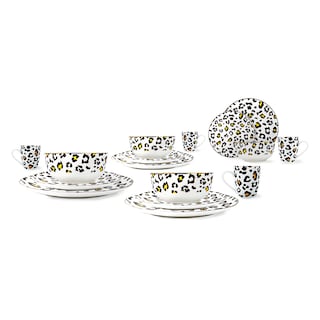 Foto 1 | Vajilla Animal Print Para 4 Personas - Ceramica Multicolor 16 Piezas
