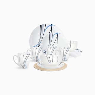 Foto 1 | Vajilla Linnéa Para 4 Personas - Ceramica Blanca 16 Piezas