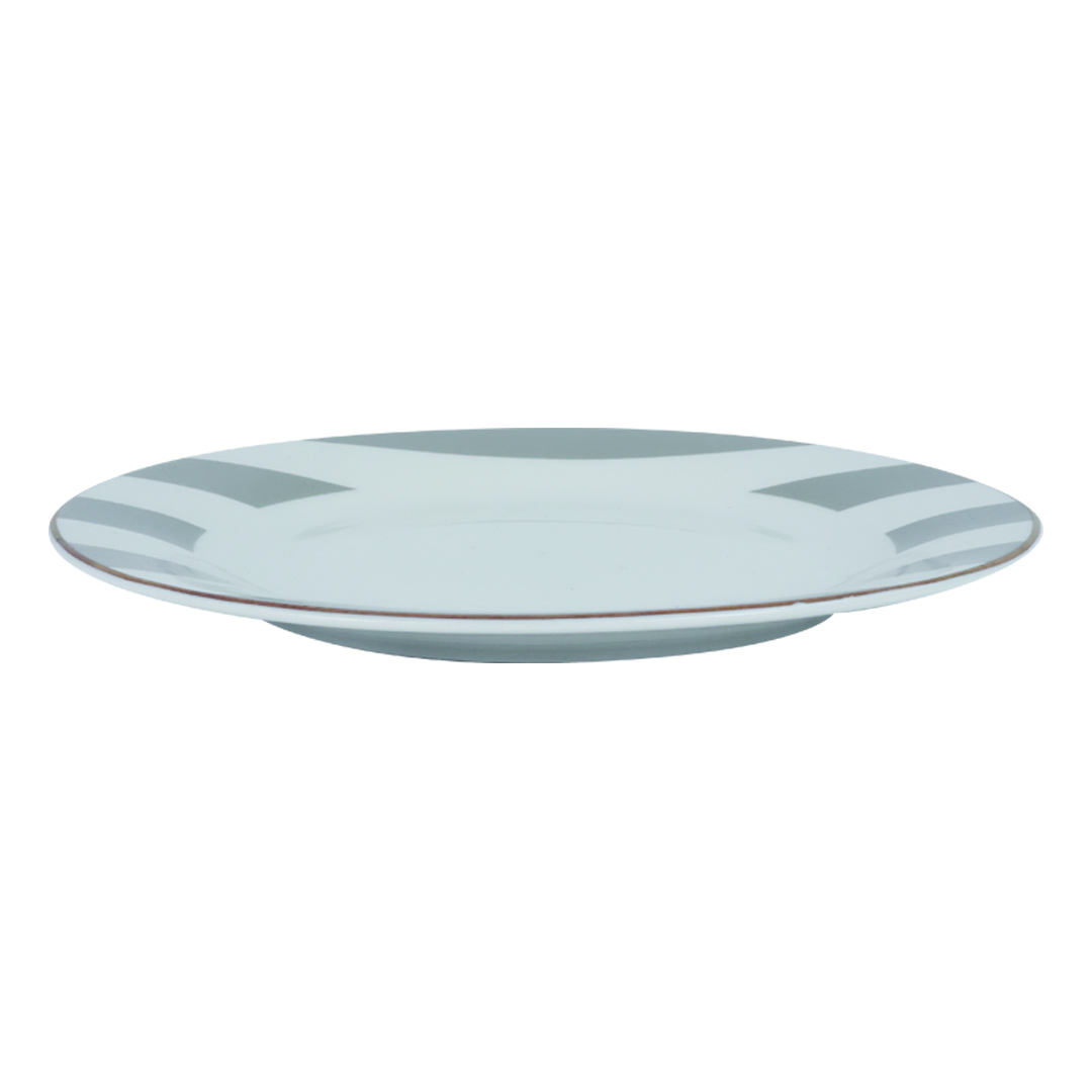 Foto 6 pulgar | Vajilla Zéline Para 4 Personas - Ceramica Gris/blanca  16 Piezas
