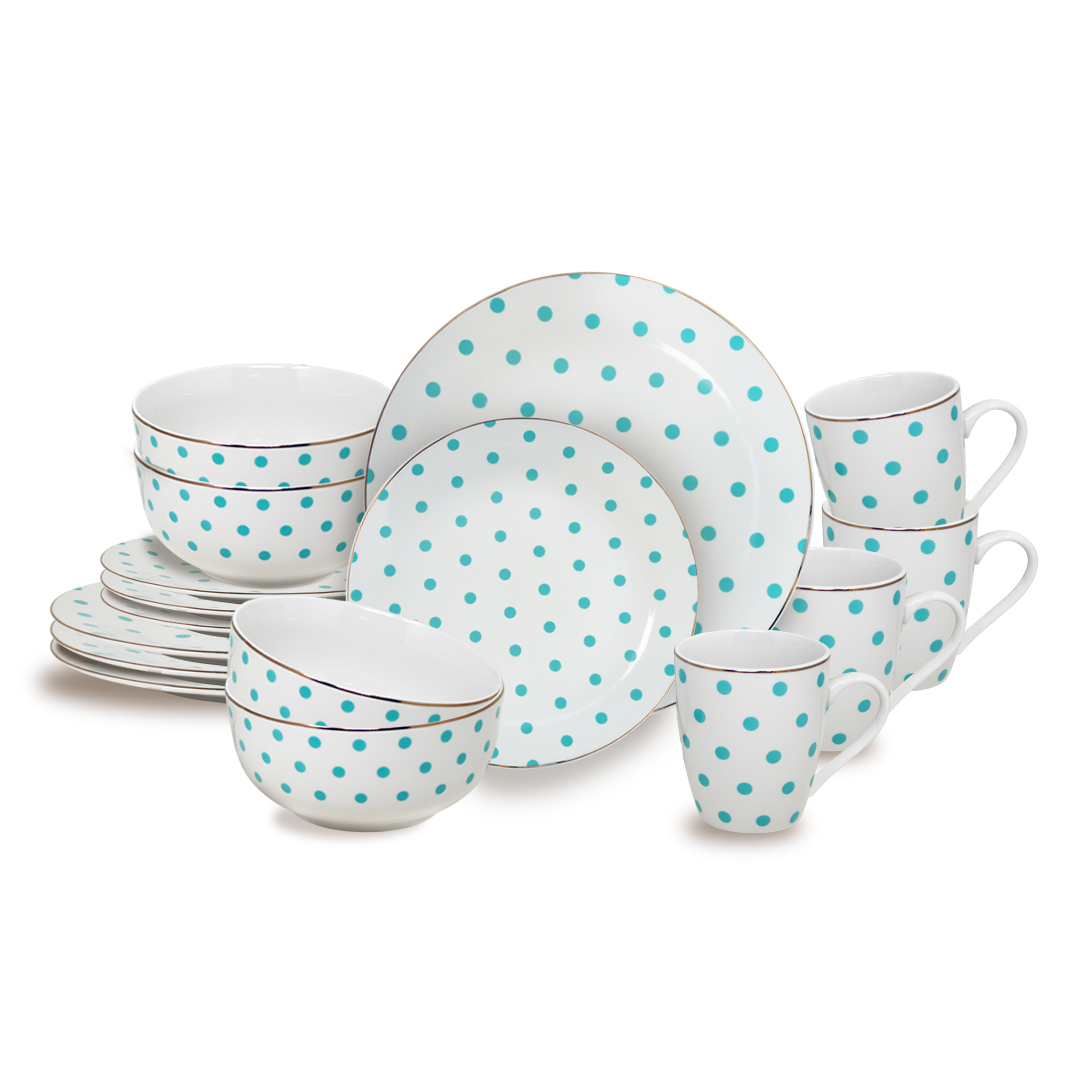 Vajilla Aalis para 4 Personas Ceramica 16 Piezas