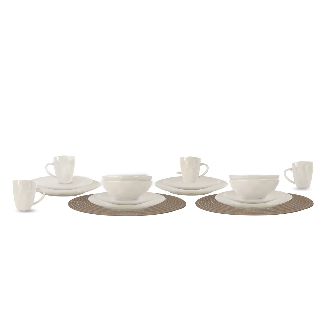 Foto 1 | Vajilla Tove para 4 Personas Ceramica Crema 16 Piezas