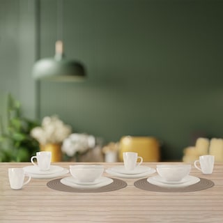 Foto 2 | Vajilla Tove para 4 Personas Ceramica Crema 16 Piezas