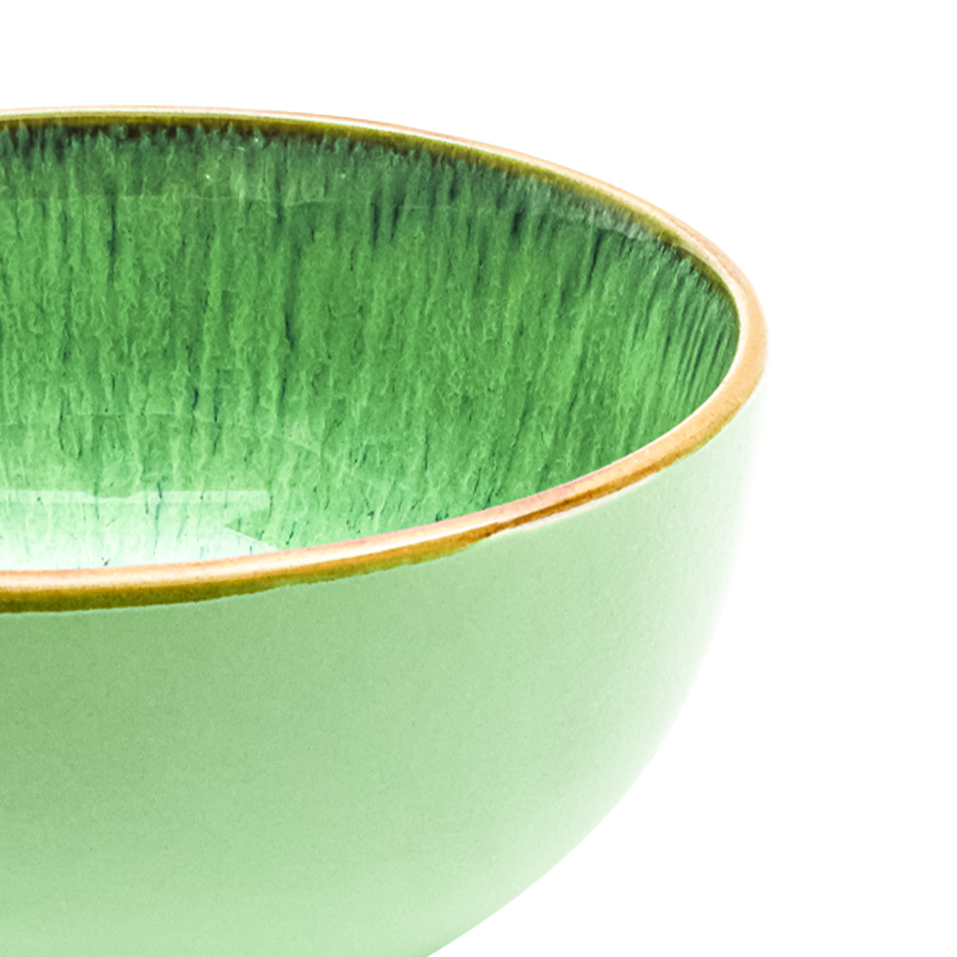 Foto 4 pulgar | Vajilla Vilma Para 4 Personas - Ceramica Verde 16 Piezas