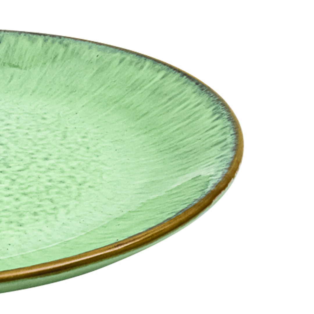 Foto 5 pulgar | Vajilla Vilma Para 4 Personas - Ceramica Verde 16 Piezas