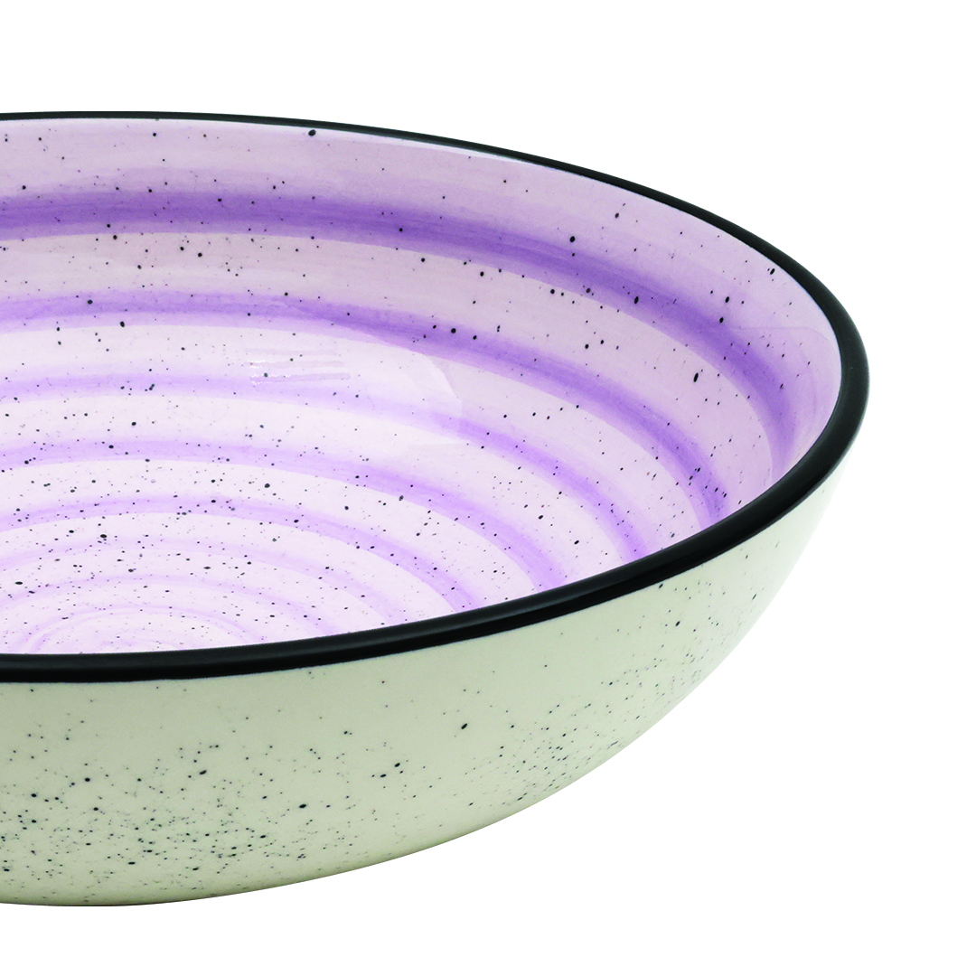 Foto 4 pulgar | Vajilla Signe Para 4 Personas - Ceramica Blanca/lila 16 Piezas