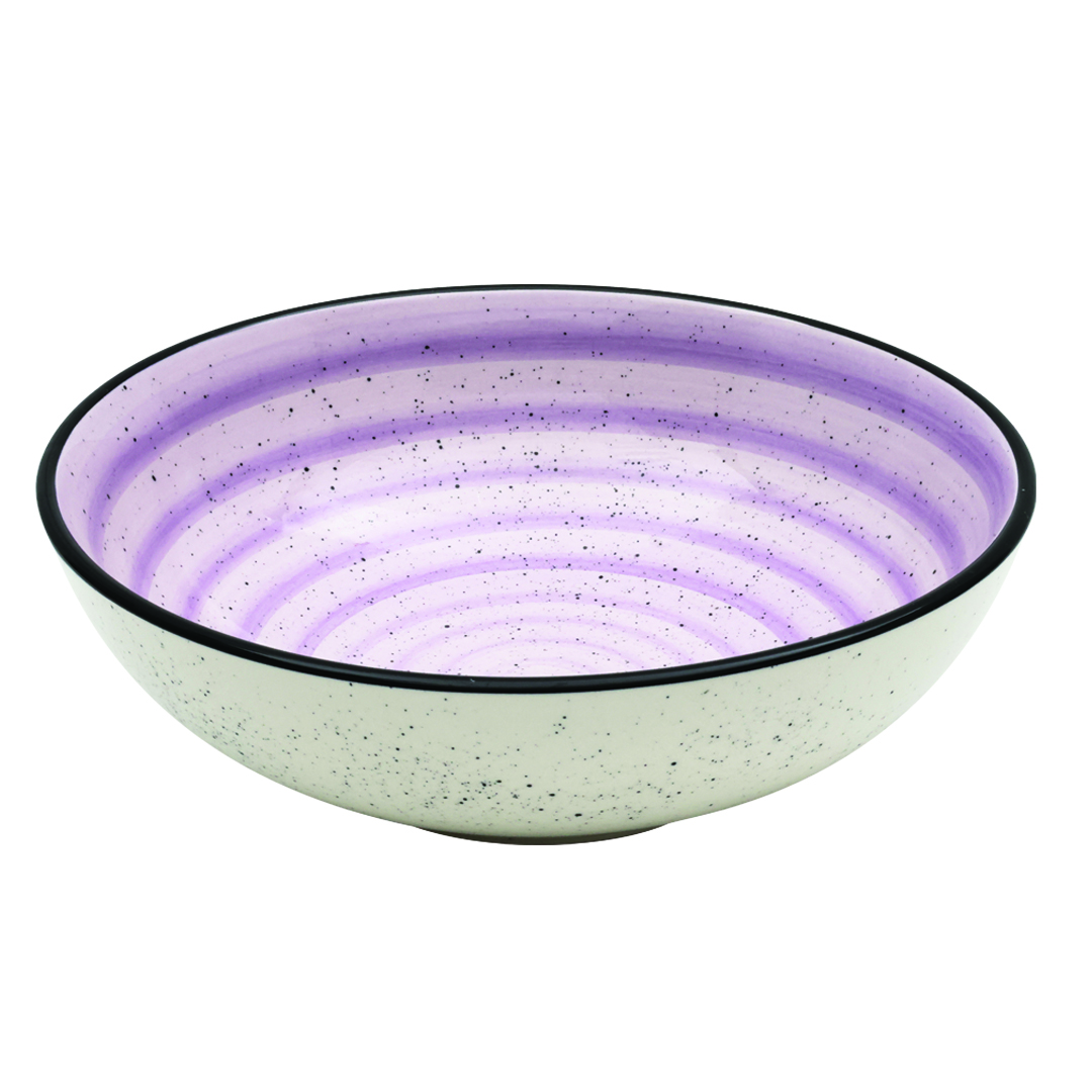Foto 5 pulgar | Vajilla Signe Para 4 Personas - Ceramica Blanca/lila 16 Piezas