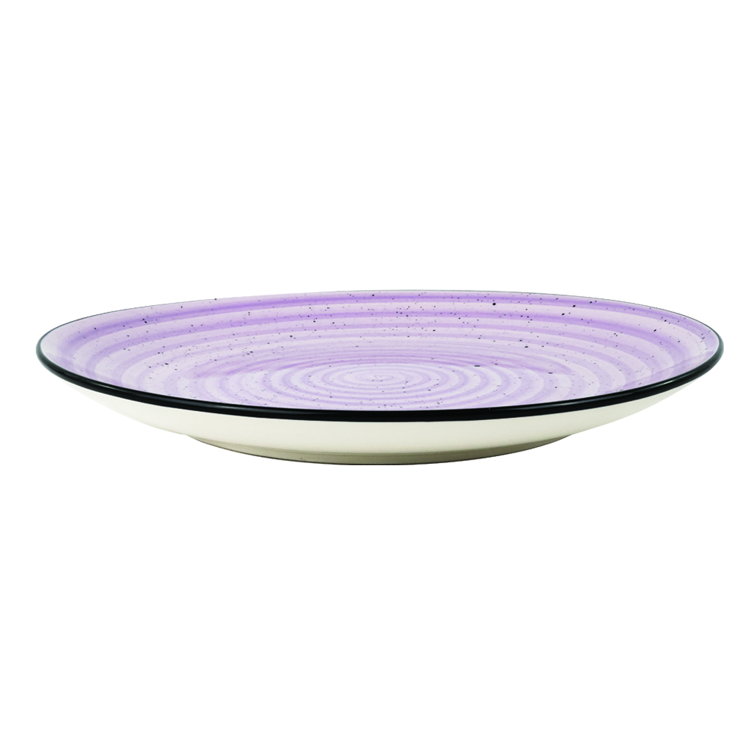 Foto 6 pulgar | Vajilla Signe Para 4 Personas - Ceramica Blanca/lila 16 Piezas