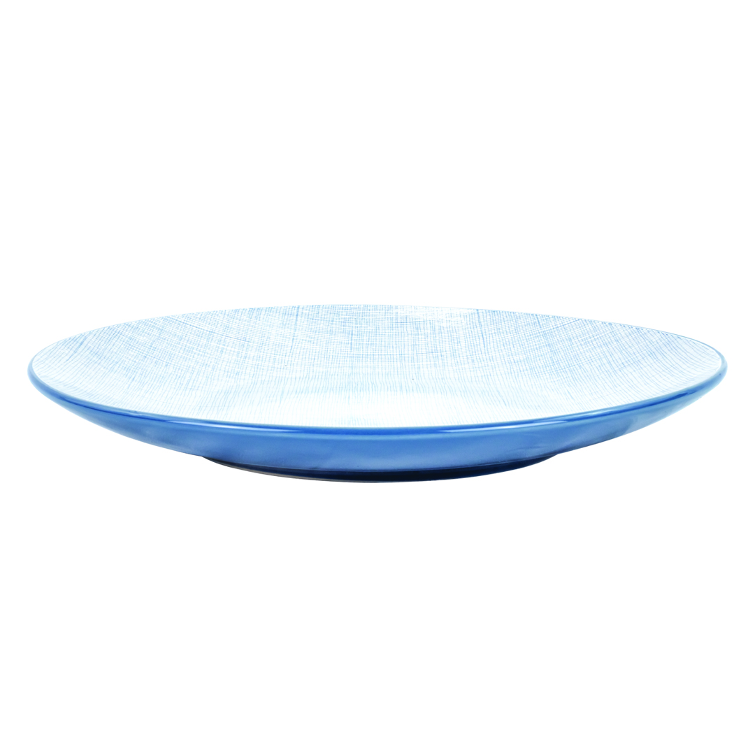 Foto 6 | Vajilla Iselin Para 4 Personas - Ceremica Azul 16 Piezas