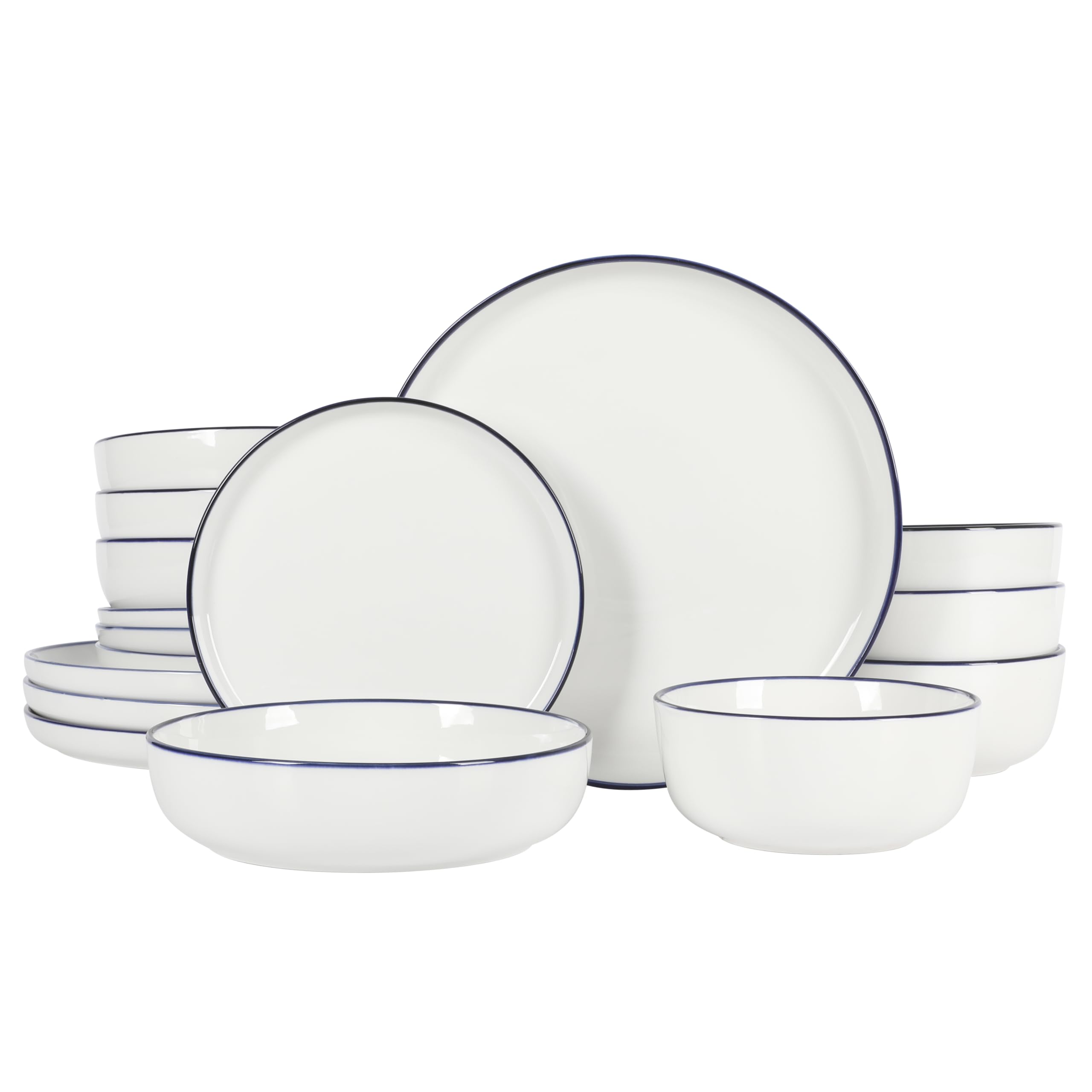 Foto 1 | Juego De Vajilla Gibson Home Oslo De 16 Piezas De Porcelana Blanca - Venta Internacional.