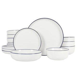 Foto 1 | Juego De Vajilla Gibson Home Oslo De 16 Piezas De Porcelana Blanca - Venta Internacional.