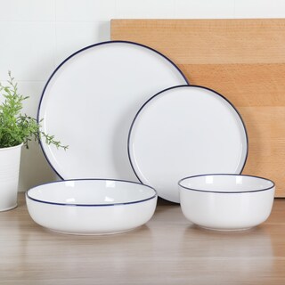Foto 3 | Juego De Vajilla Gibson Home Oslo De 16 Piezas De Porcelana Blanca - Venta Internacional.