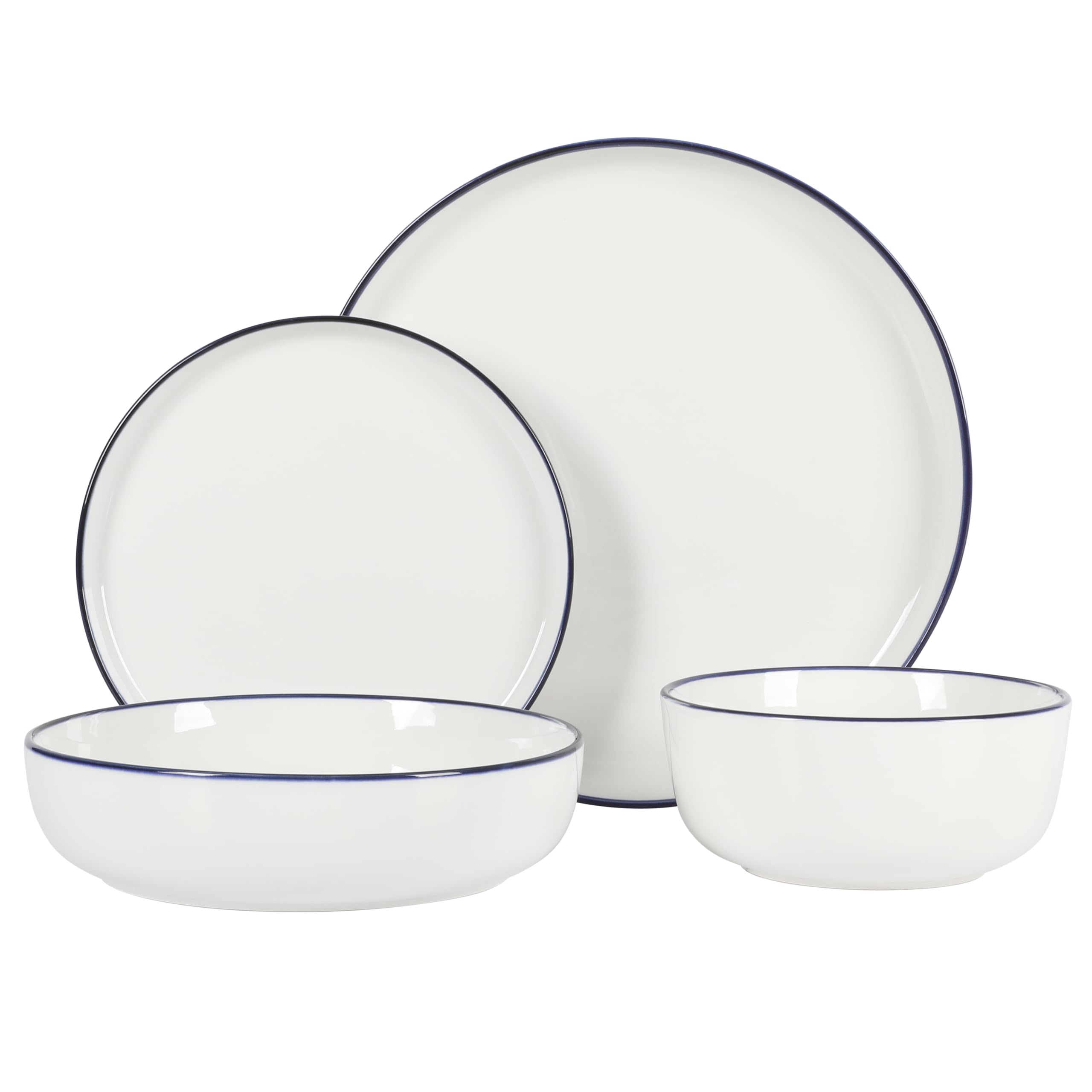 Foto 5 pulgar | Juego De Vajilla Gibson Home Oslo De 16 Piezas De Porcelana Blanca - Venta Internacional.