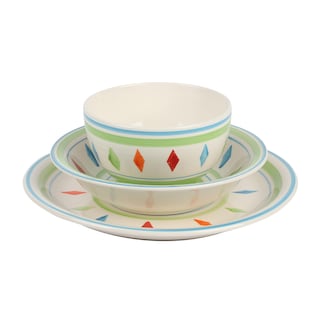 Foto 3 | Juego De Vajilla Gibson Home Heidy Green 12 Piezas Service 4 - Venta Internacional.