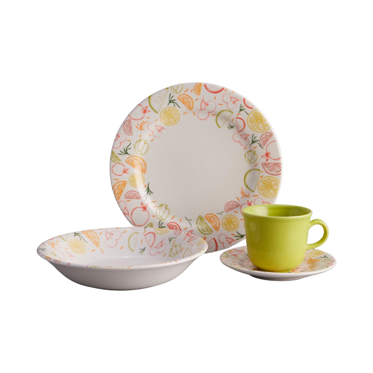 Foto 1 | Vajilla Corona Néctar 16 Piezas – 4 Puestos Elegantes Para Cada Comida