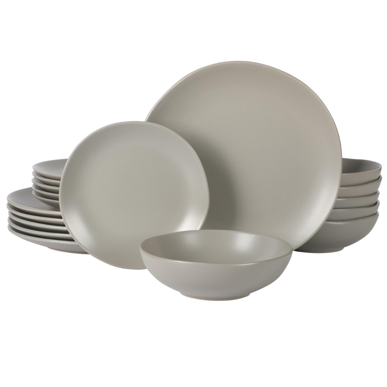 Juego De Vajilla Gibson Home Bethel Ceramic Gres, 18 Piezas - Venta Internacional.