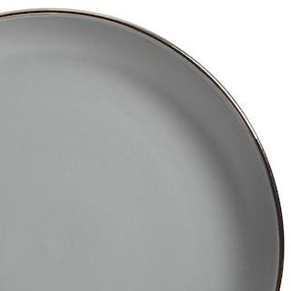 Foto 4 | Juego De Vajilla Gibson Home Rockaway Con Borde Gris/dorado, 16 Piezas - Venta Internacional.