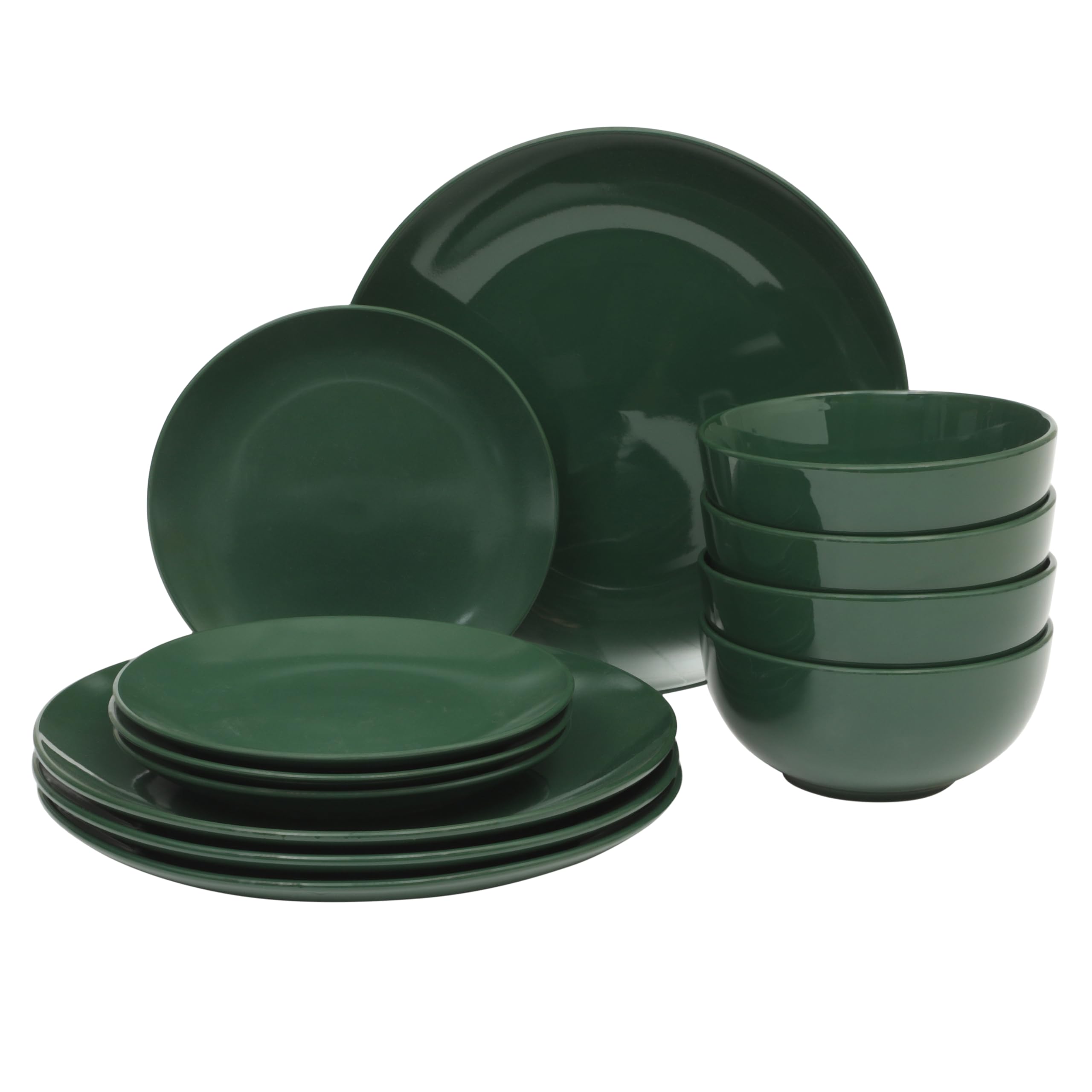 Foto 1 | Juego De Vajilla Gibson Home Simple Essential Hunter Green 12p - Venta Internacional.
