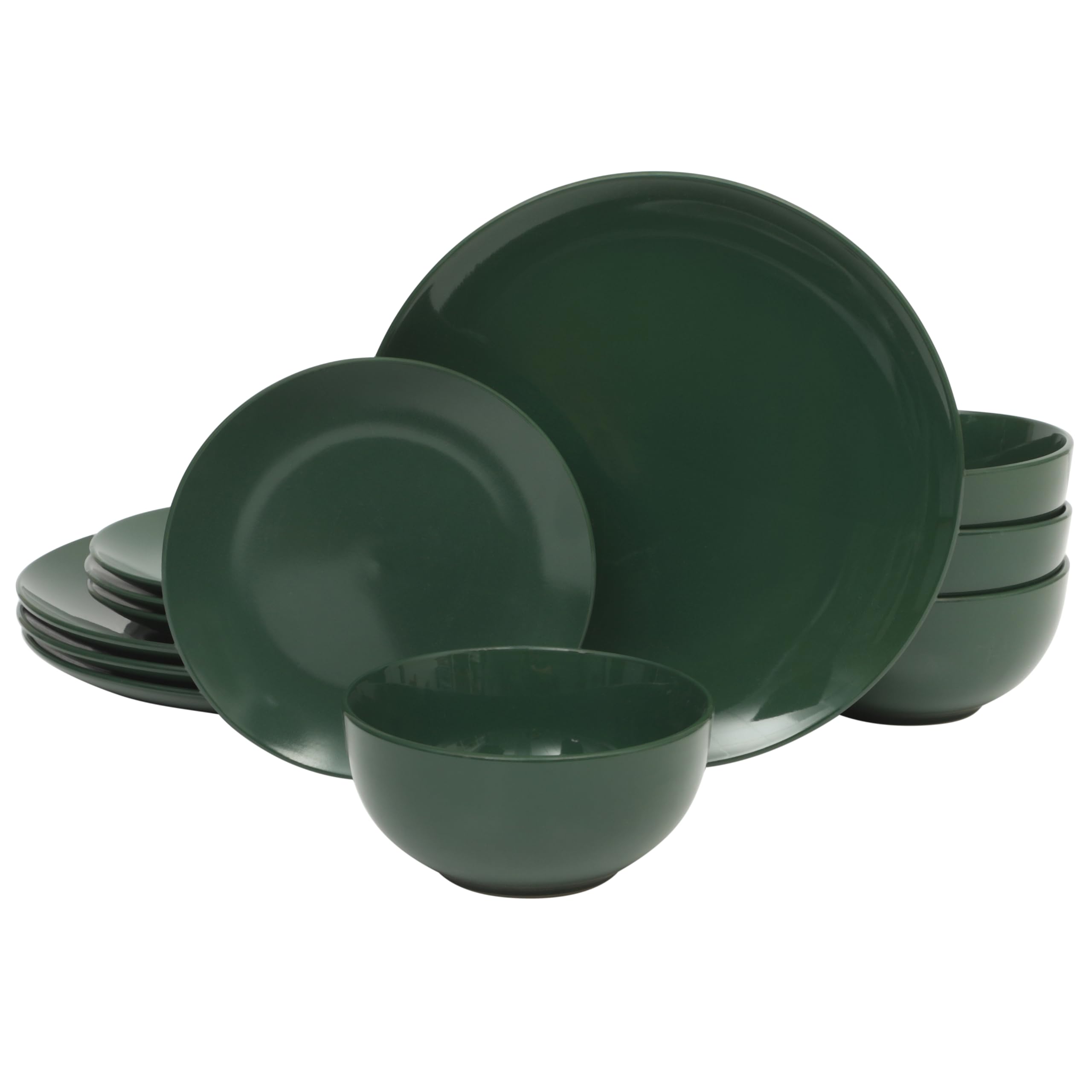 Foto 7 pulgar | Juego De Vajilla Gibson Home Simple Essential Hunter Green 12p - Venta Internacional.