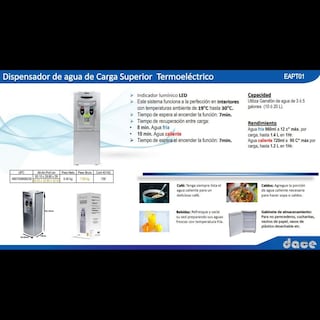 Foto 3 | Despachador de Agua Dace EAPT01 color Gris