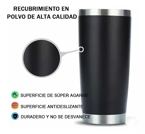 Foto 3 pulgar | Vaso Térmico Portátil de Acero Inoxidable 20 Oz Negro