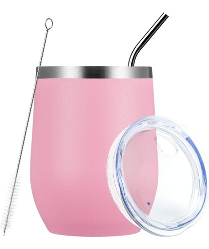 Vaso Térmico Rosa Wünd 12oz de Acero Inoxidable